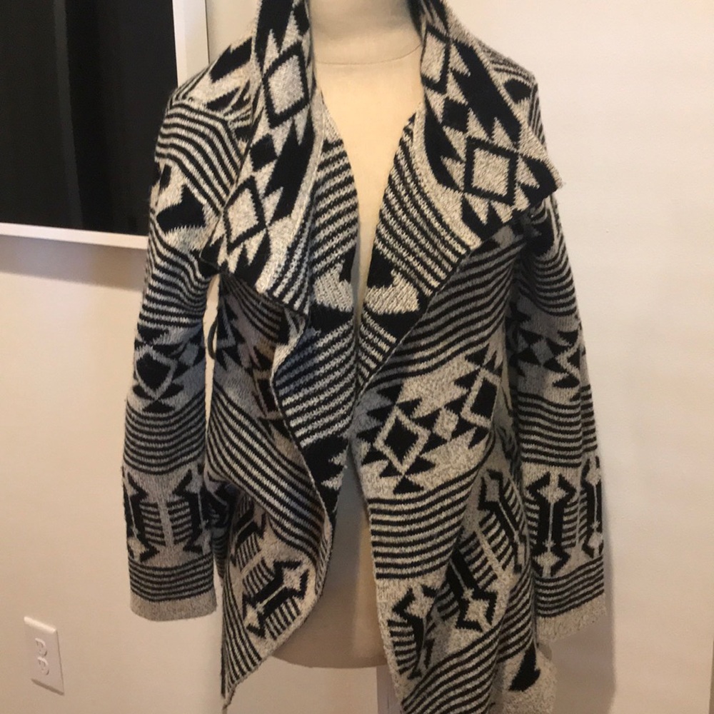 Open cardigan drapey